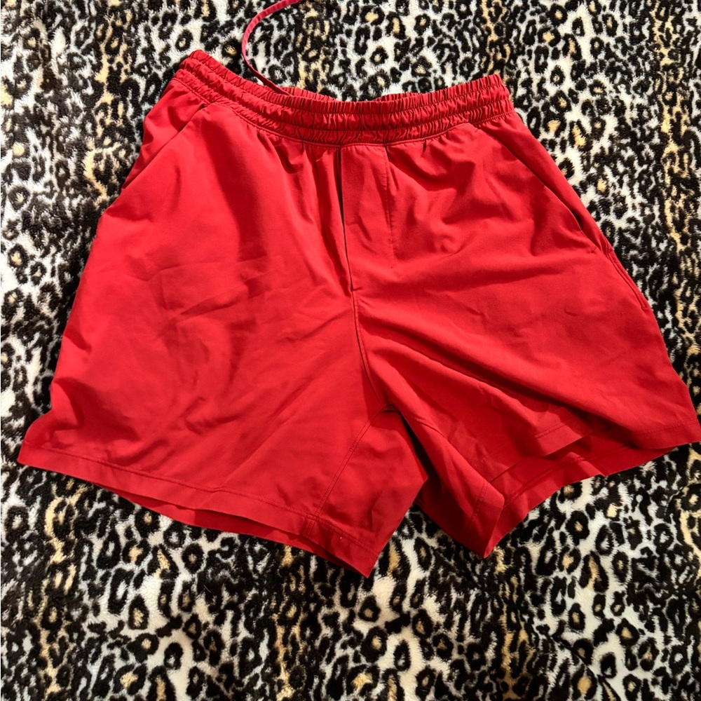lululemon athletica Red Athletic Shorts